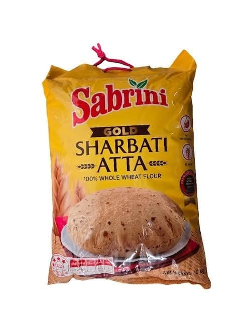 Sabrini Sharbati Atta (Whole wheat) 10Kg
